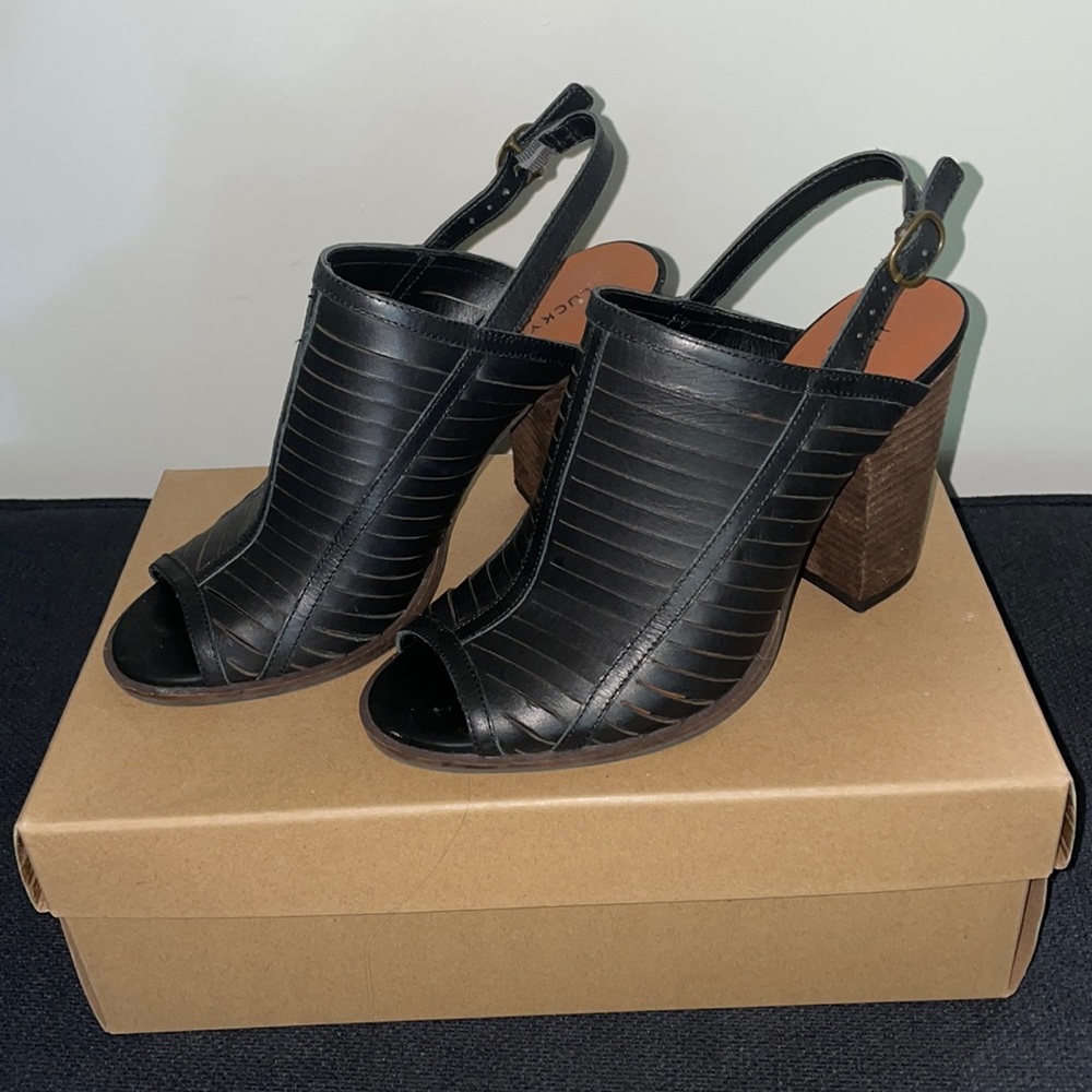 Lucky Brand Leather Heels